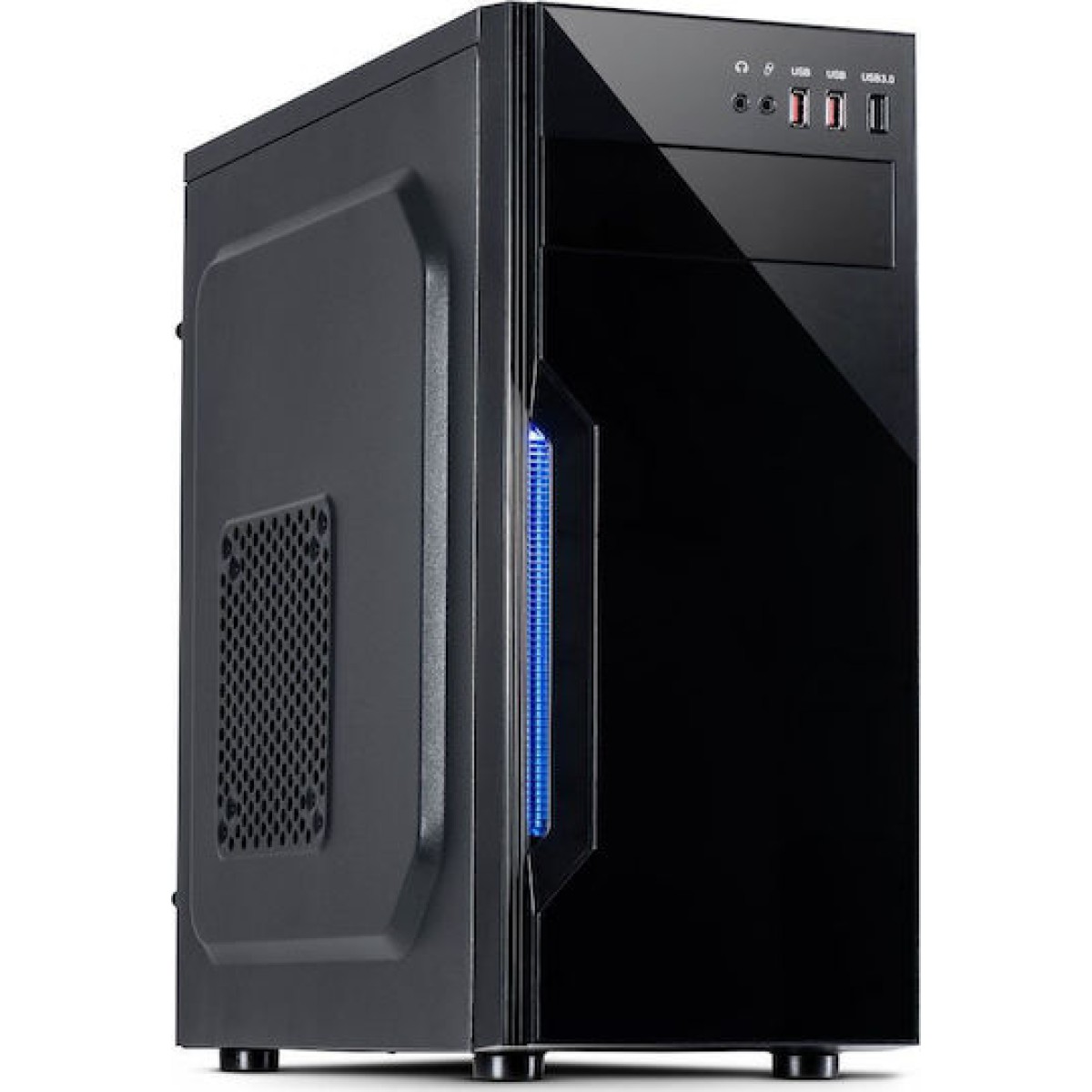 Inter-Tech B-42 Midi Tower Κουτί Υπολογιστή Μαύρο