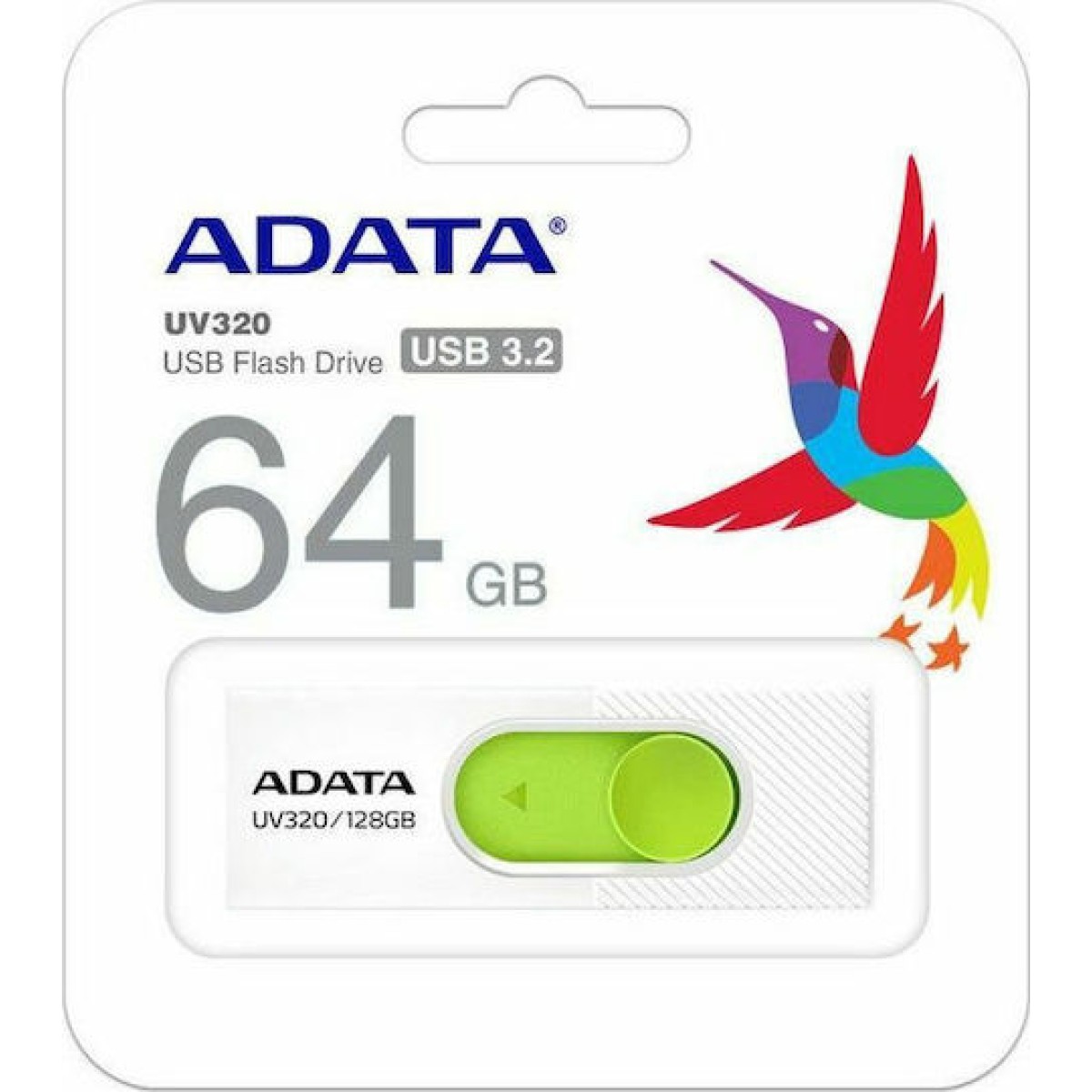 Adata DashDrive UV320 64GB USB 3.1 Stick Λευκό