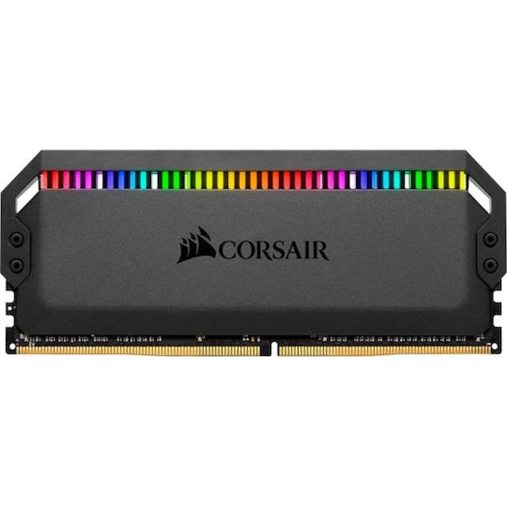 Corsair Dominator Platinum RGB DDR4 32GB RAM με 2x16GB Modules και Ταχύτητα 3466 για Desktop