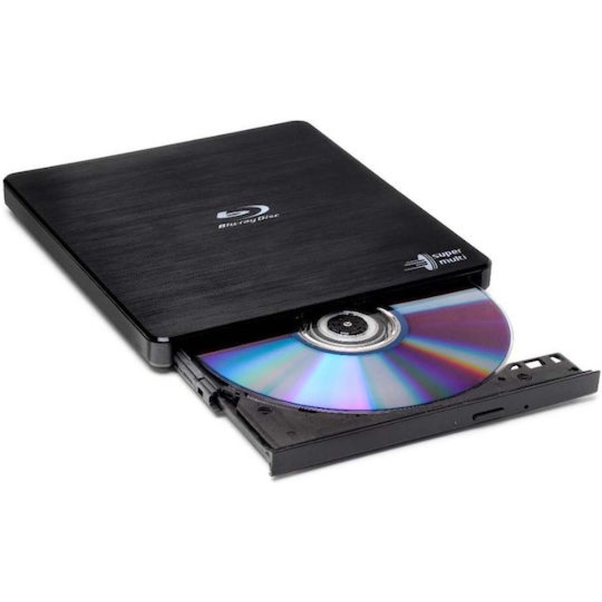 Hitachi-LG Data Storage Εξωτερικός Οδηγός Εγγραφής/Ανάγνωσης Blu-Ray/DVD/CD για Desktop / Laptop Μαύρο