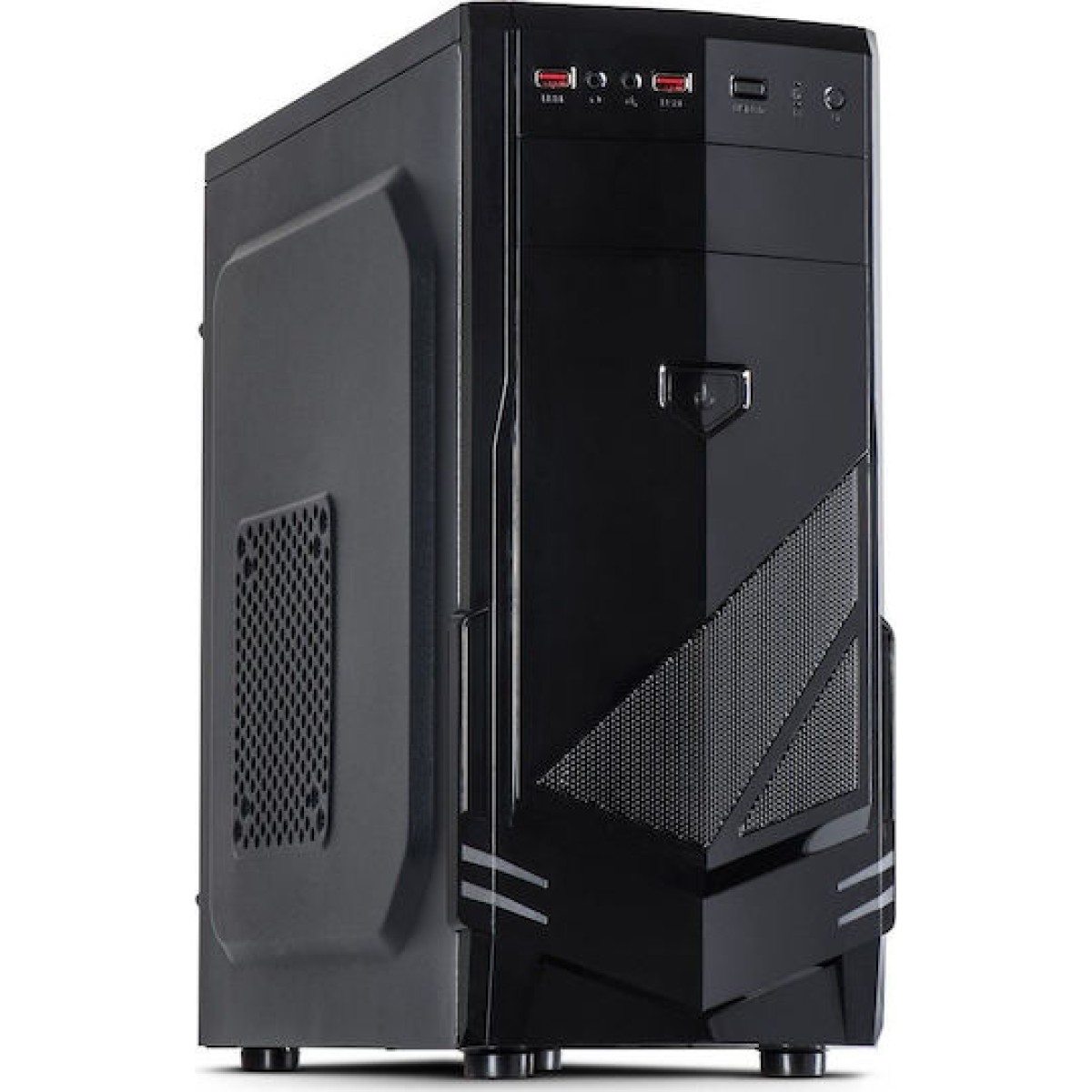 Inter-Tech B-30 Midi Tower Κουτί Υπολογιστή Μαύρο