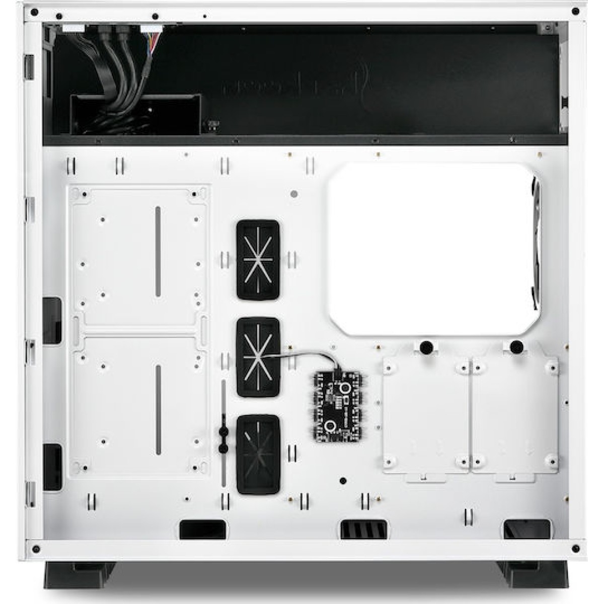 Sharkoon Pure Steel RGB Gaming Midi Tower Κουτί Υπολογιστή με Πλαϊνό Παράθυρο Λευκό