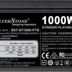 Silverstone ST1000-PTS 1000W Μαύρο Τροφοδοτικό Υπολογιστή Full Modular 80 Plus Platinum