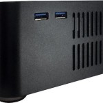 Inter-Tech A80 Mini Tower Κουτί Υπολογιστή Μαύρο