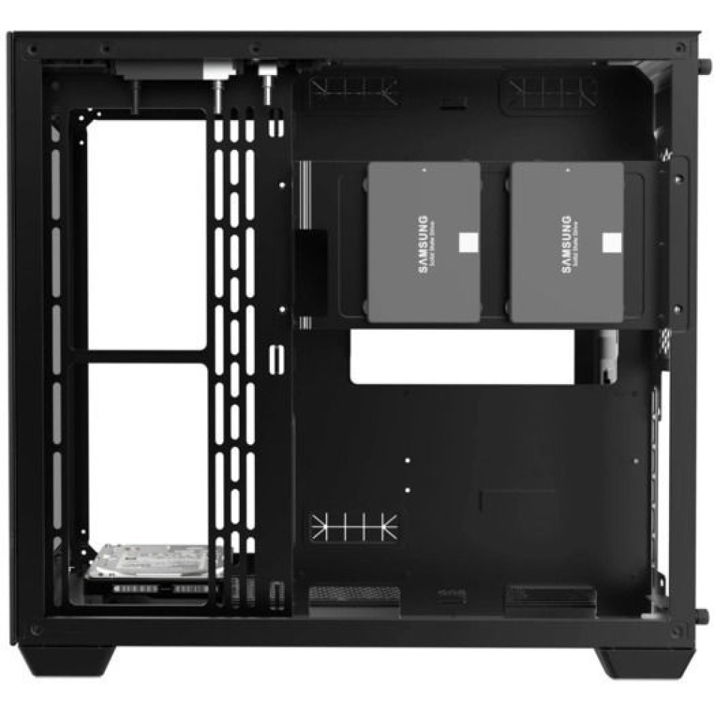 Raijintek Paean C7 TG4 Gaming Midi Tower Κουτί Υπολογιστή με Πλαϊνό Παράθυρο και RGB Φωτισμό Μαύρο