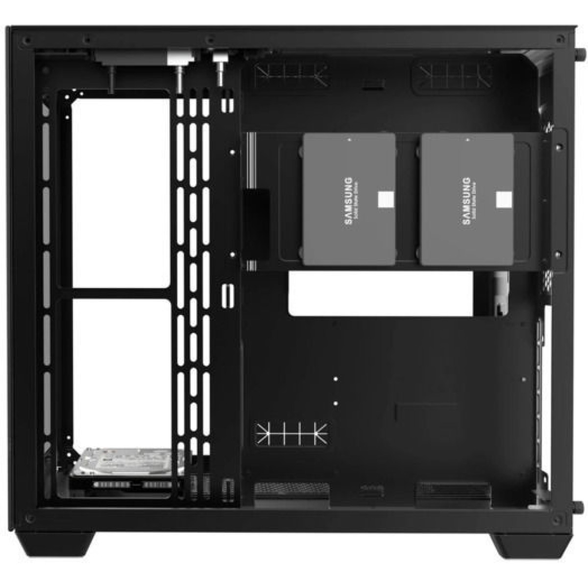 Raijintek Paean C7 TG4 Gaming Midi Tower Κουτί Υπολογιστή με Πλαϊνό Παράθυρο και RGB Φωτισμό Μαύρο