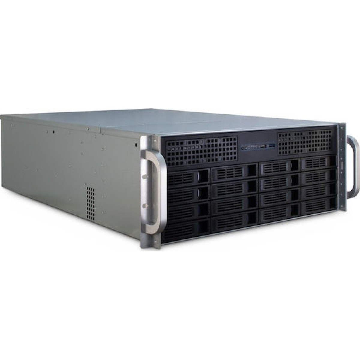 Inter-Tech Rackmount Case 4U 4416 L Μαύρο