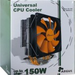 Inter-Tech Argus SU-260 Ψύκτρα Επεξεργαστή για Socket AM4/115x/AM3/AM3+ Πορτοκαλί