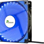 Inter-Tech L-12025 Case Fan με Μπλε Φωτισμό και Σύνδεση 3-Pin / 4-Pin Molex Μπλε