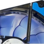 Inter-Tech L-12025 Case Fan με Μπλε Φωτισμό και Σύνδεση 3-Pin / 4-Pin Molex Μπλε