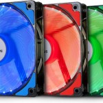 Inter-Tech L-12025 Case Fan με Μπλε Φωτισμό και Σύνδεση 3-Pin / 4-Pin Molex Μπλε