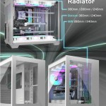 Raijintek Paean C7 TG4 Gaming Midi Tower Κουτί Υπολογιστή με Πλαϊνό Παράθυρο και RGB Φωτισμό Λευκό