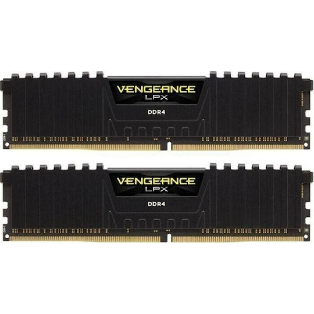 Corsair Vengeance LPX DDR4 16GB RAM με 2x8GB Modules και Ταχύτητα 3200 για Desktop