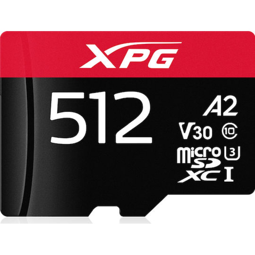 Adata XPG microSDXC 512GB Class 10 U3 V30 A2 UHS-I
