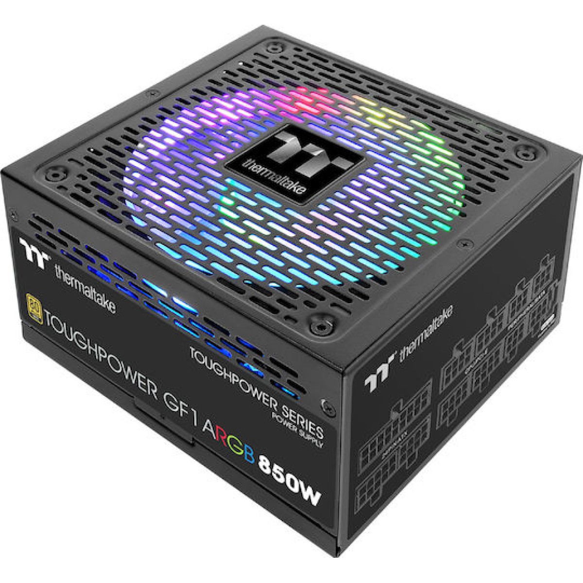 Thermaltake ToughPower GF1 ARGB 850W Μαύρο Τροφοδοτικό Υπολογιστή Full Modular 80 Plus Gold