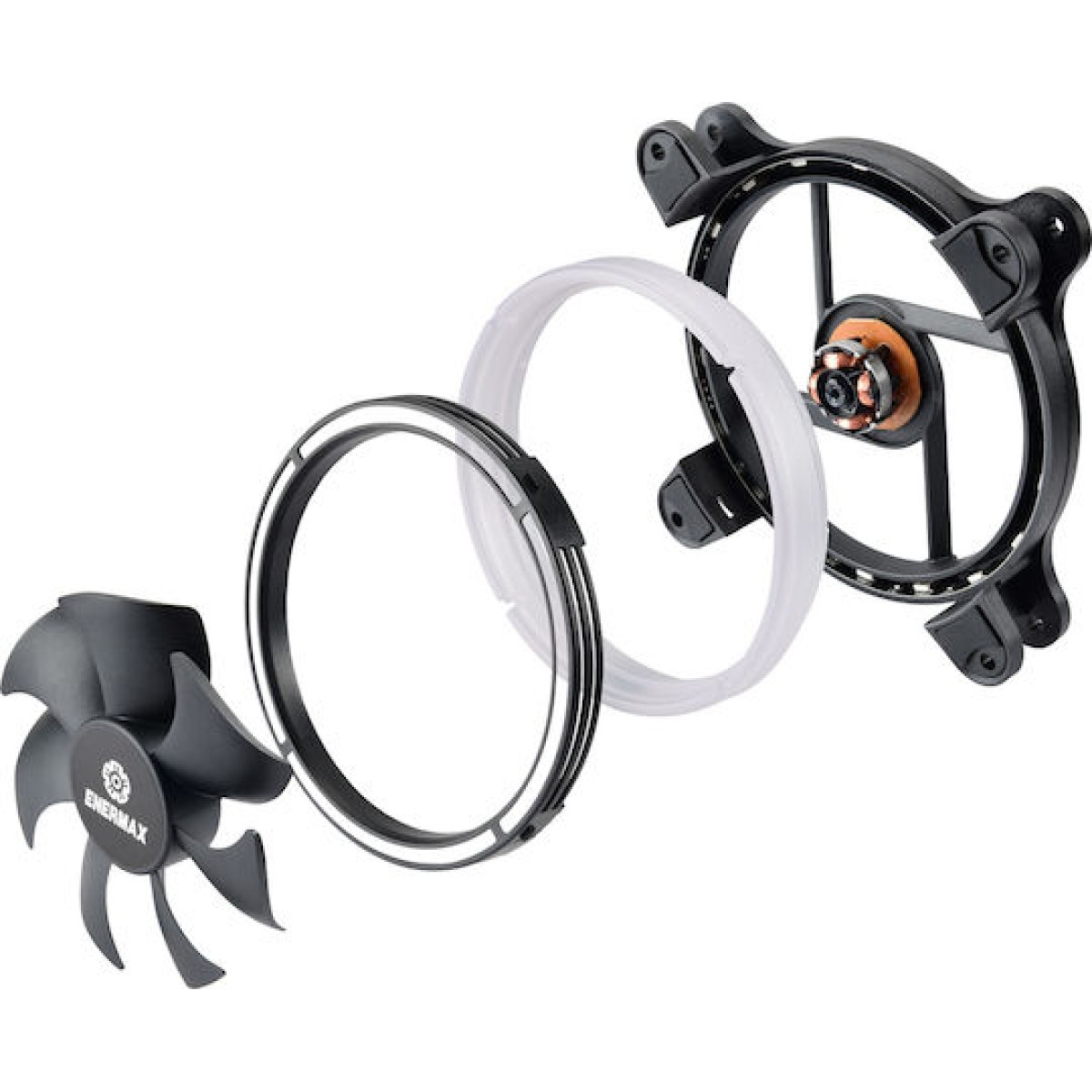 Enermax T.B. RGB AD. Case Fan 120mm με Σύνδεση 4-Pin PWM 3τμχ