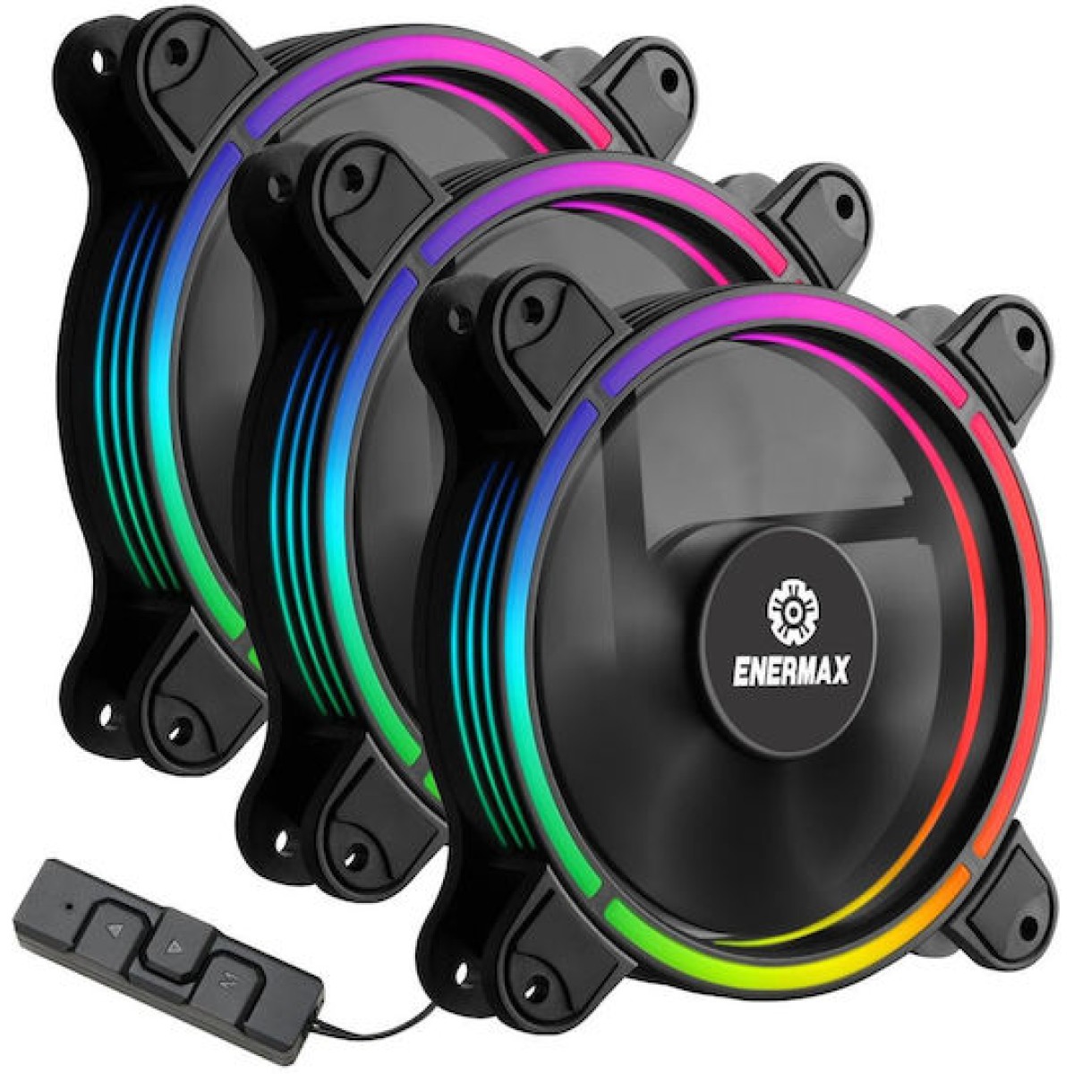 Enermax T.B. RGB AD. Case Fan 120mm με Σύνδεση 4-Pin PWM 3τμχ