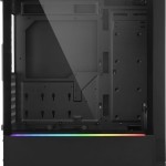 Sharkoon RGB Flow Gaming Midi Tower Κουτί Υπολογιστή με Πλαϊνό Παράθυρο Μαύρο