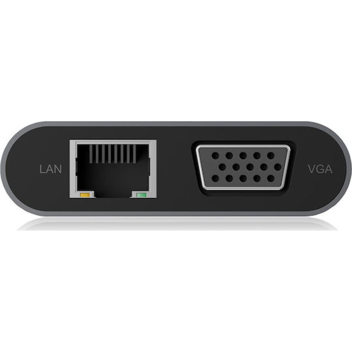 Icy Box USB-C Docking Station με HDMI 4K PD Ethernet και σύνδεση 2 Οθονών Γκρι (IB-DK4040-CPD)