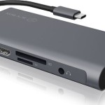 Icy Box USB-C Docking Station με HDMI 4K PD Ethernet και σύνδεση 2 Οθονών Γκρι (IB-DK4040-CPD)