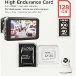 Sandisk High Endurance microSDXC 128GB Class 10 U3 V30 UHS-I με αντάπτορα