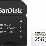 Sandisk High Endurance microSDXC 256GB Class 10 U3 V30 UHS-I με αντάπτορα