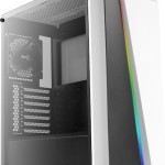 Aerocool Cylon Pro Tempered Glass Gaming Midi Tower Κουτί Υπολογιστή με Πλαϊνό Παράθυρο και RGB Φωτισμό Λευκό