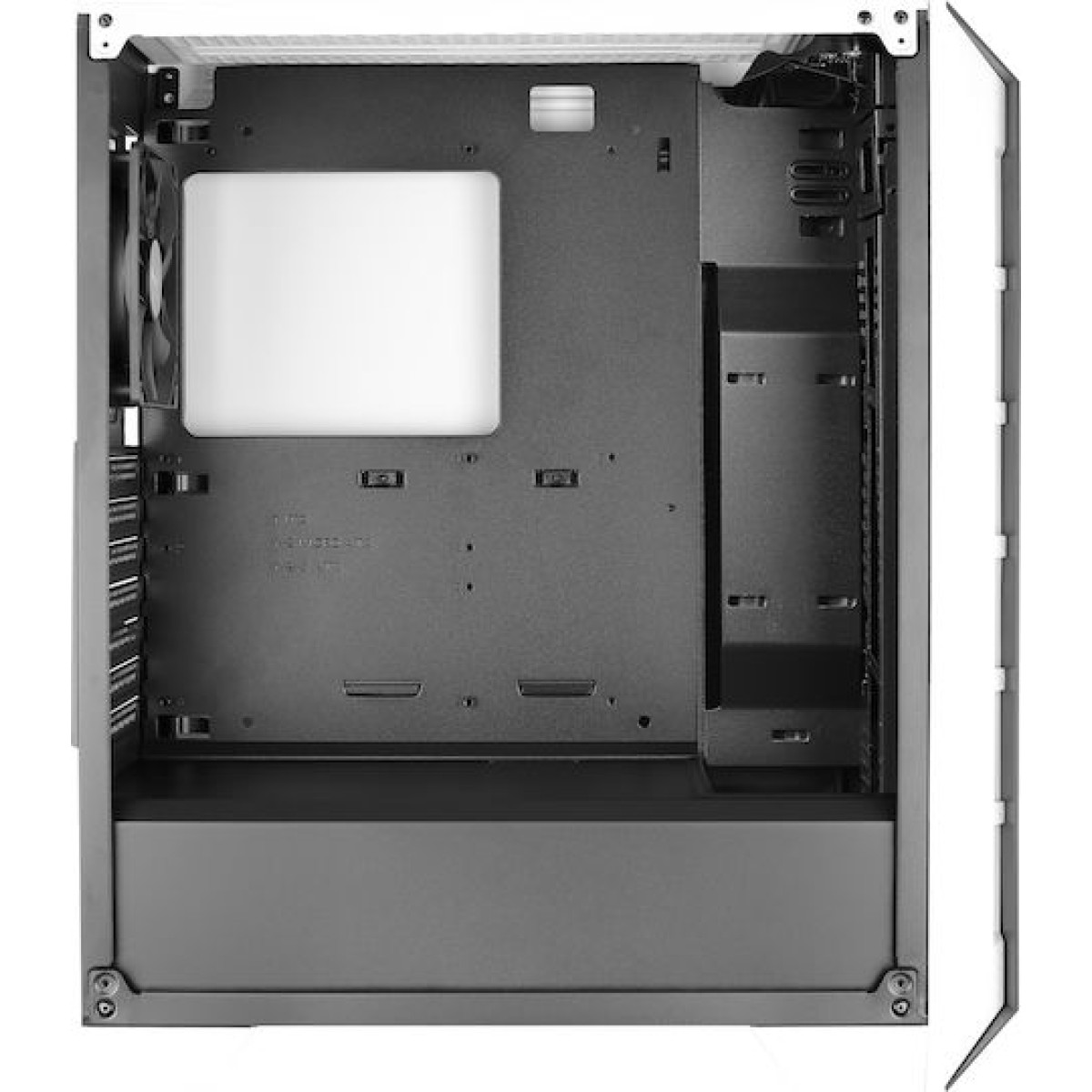 Aerocool Cylon Pro Tempered Glass Gaming Midi Tower Κουτί Υπολογιστή με Πλαϊνό Παράθυρο και RGB Φωτισμό Λευκό