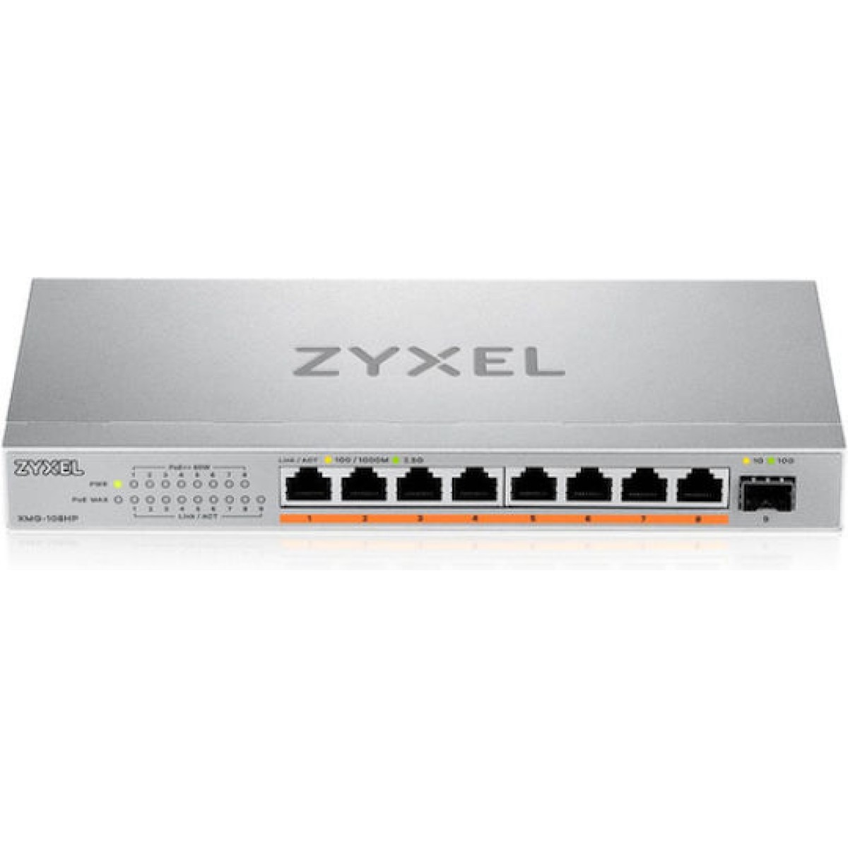 Zyxel XMG-108HP Unmanaged L2 PoE+ Switch με 8 Θύρες Ethernet