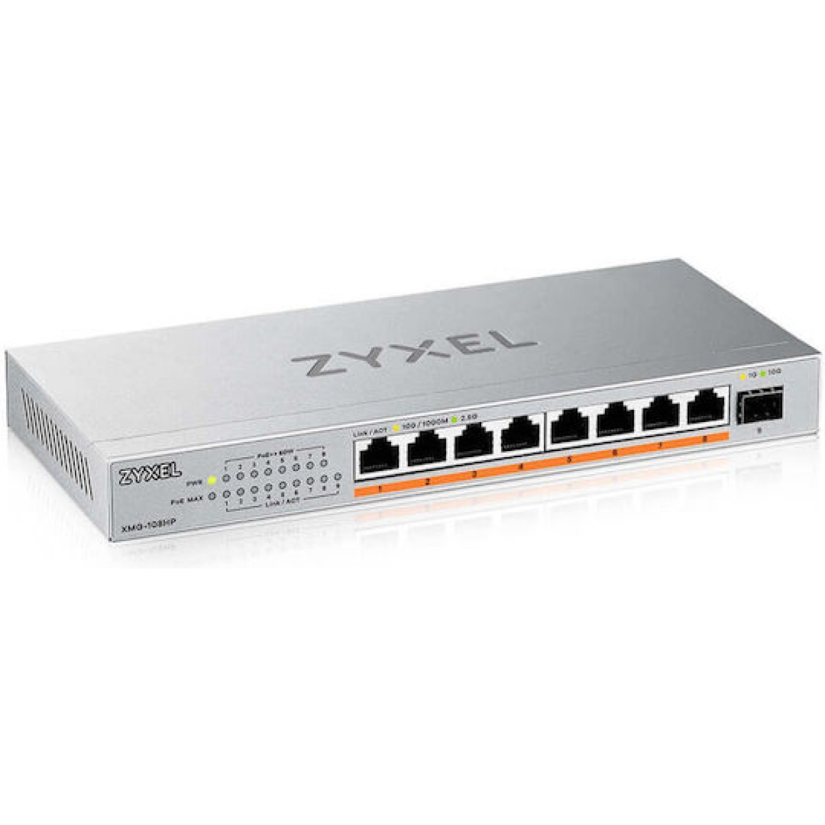 Zyxel XMG-108HP Unmanaged L2 PoE+ Switch με 8 Θύρες Ethernet