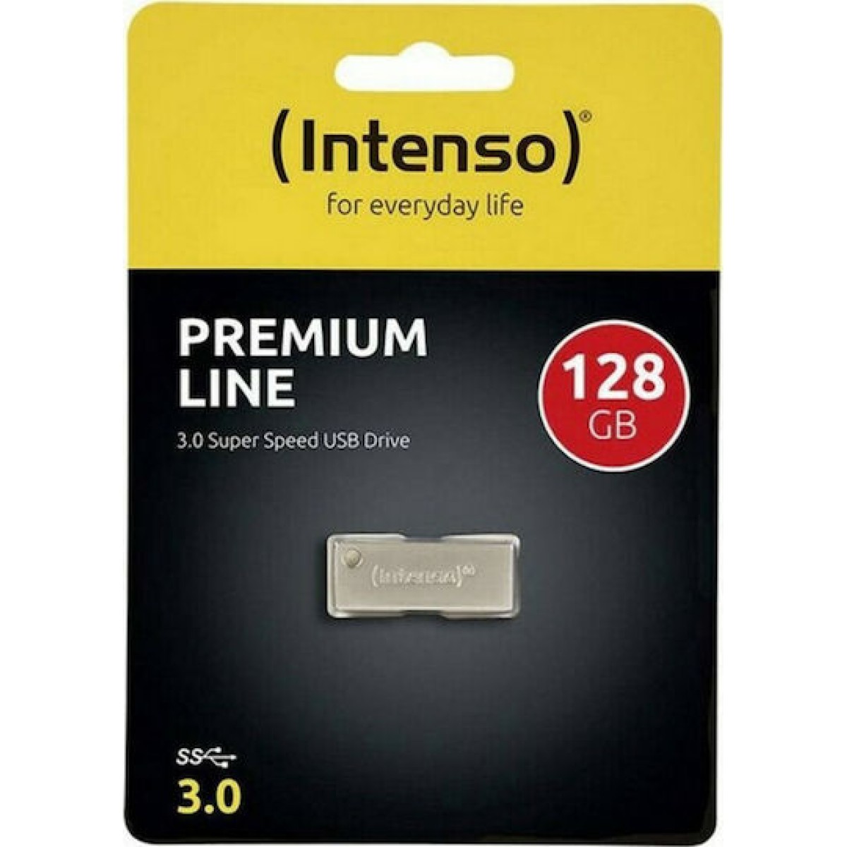 Intenso Premium Line 128GB USB 3.0 Stick Ασημί
