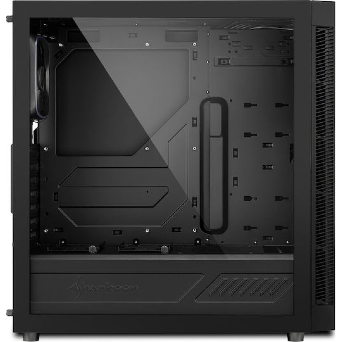 Sharkoon TG6 RGB Gaming Midi Tower Κουτί Υπολογιστή με Πλαϊνό Παράθυρο Μαύρο