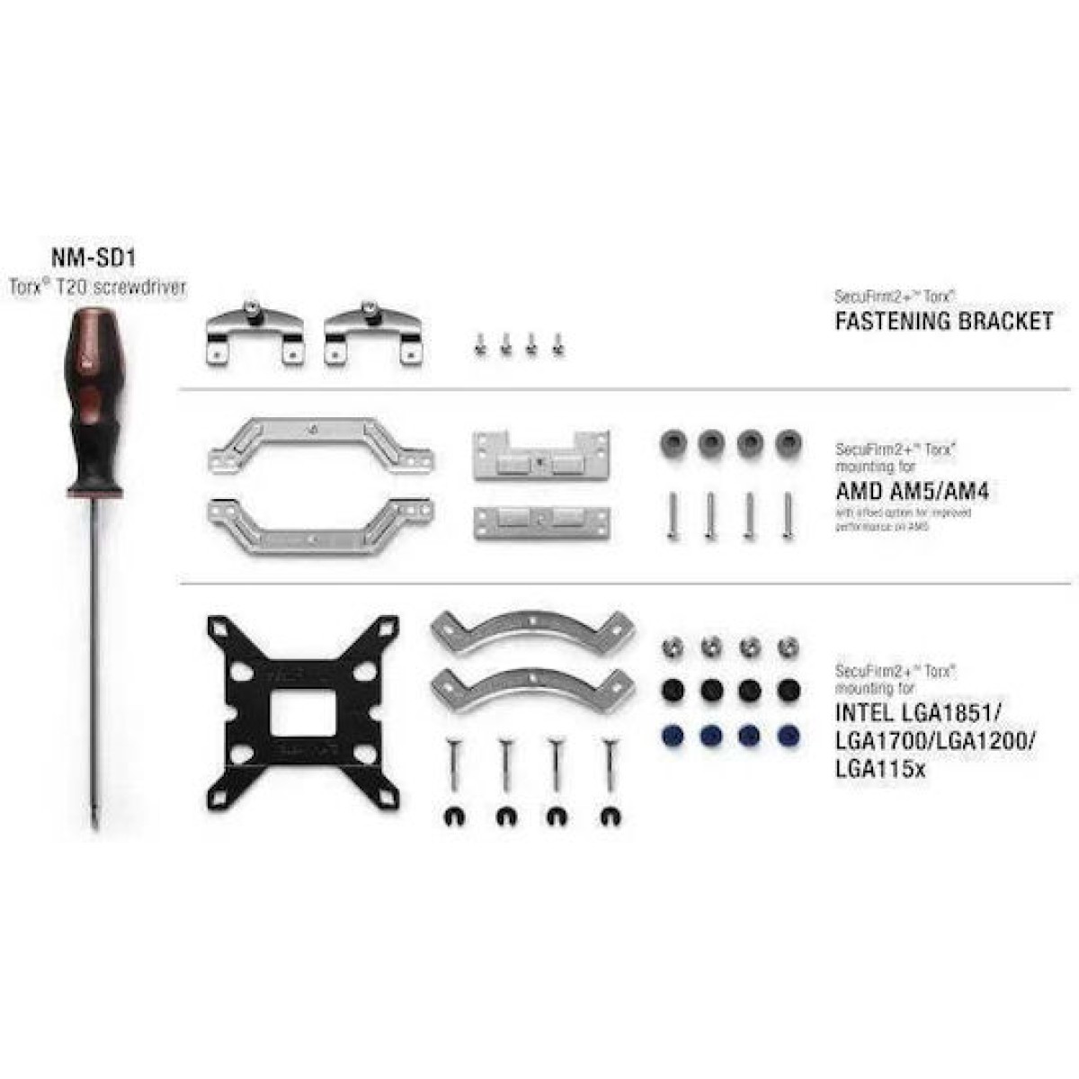 Noctua Mounting Kit Μαύρο