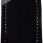 Inter-Tech X-608 Infinity Micro Gaming Midi Tower Κουτί Υπολογιστή με Πλαϊνό Παράθυρο και RGB Φωτισμό Μαύρο