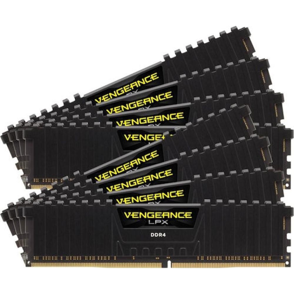 Corsair Vengeance LPX DDR4 256GB RAM με 8x32GB Modules και Ταχύτητα 2666 για Desktop