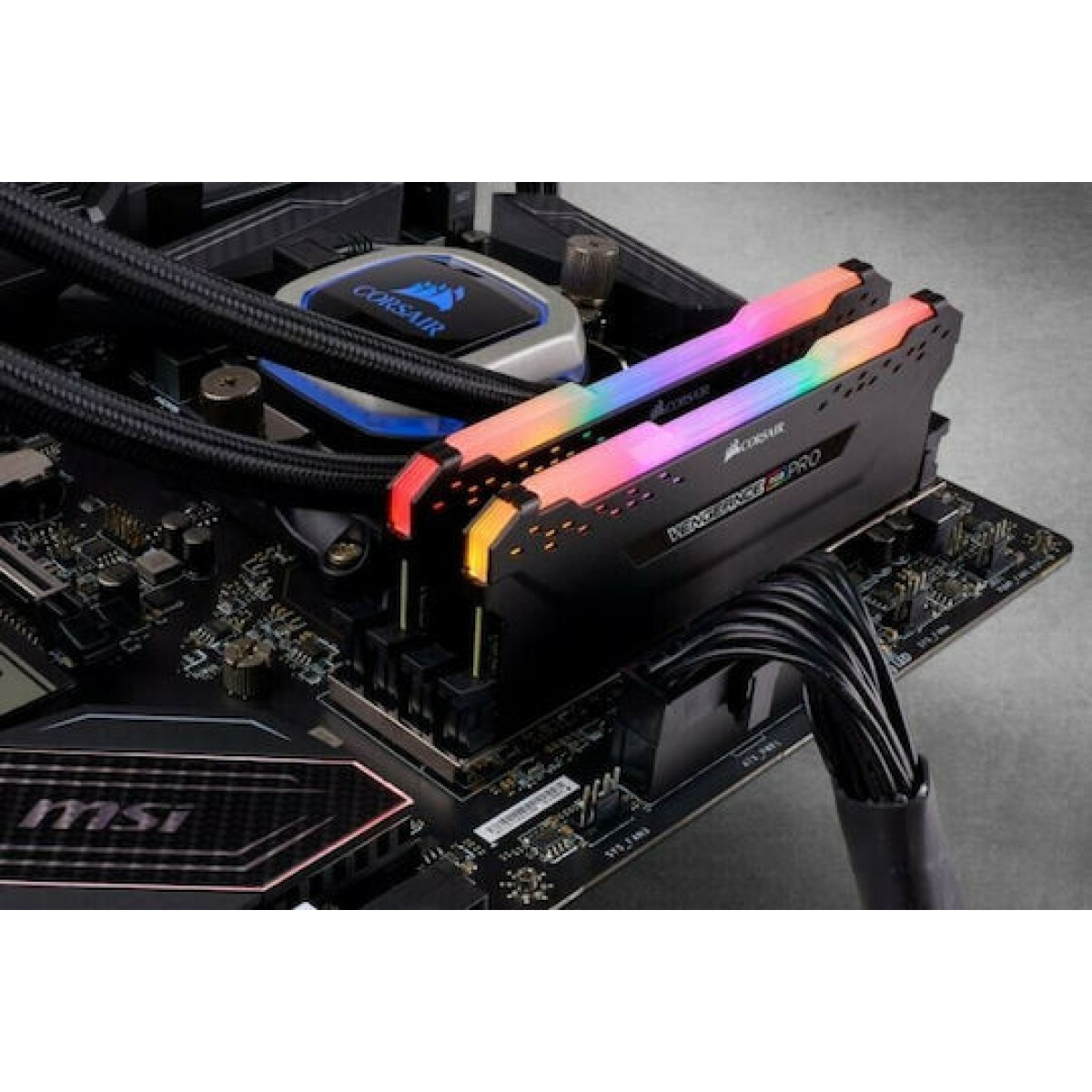 Corsair Vengeance RGB Pro DDR4 16GB RAM με 2x8GB Modules και Ταχύτητα 3200 για Desktop