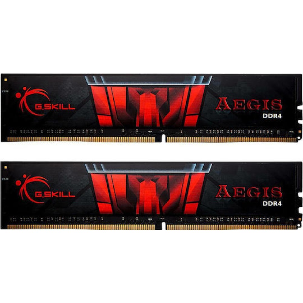 G.Skill Aegis DDR4 32GB RAM με 2x16GB Modules και Ταχύτητα 3200 για Desktop