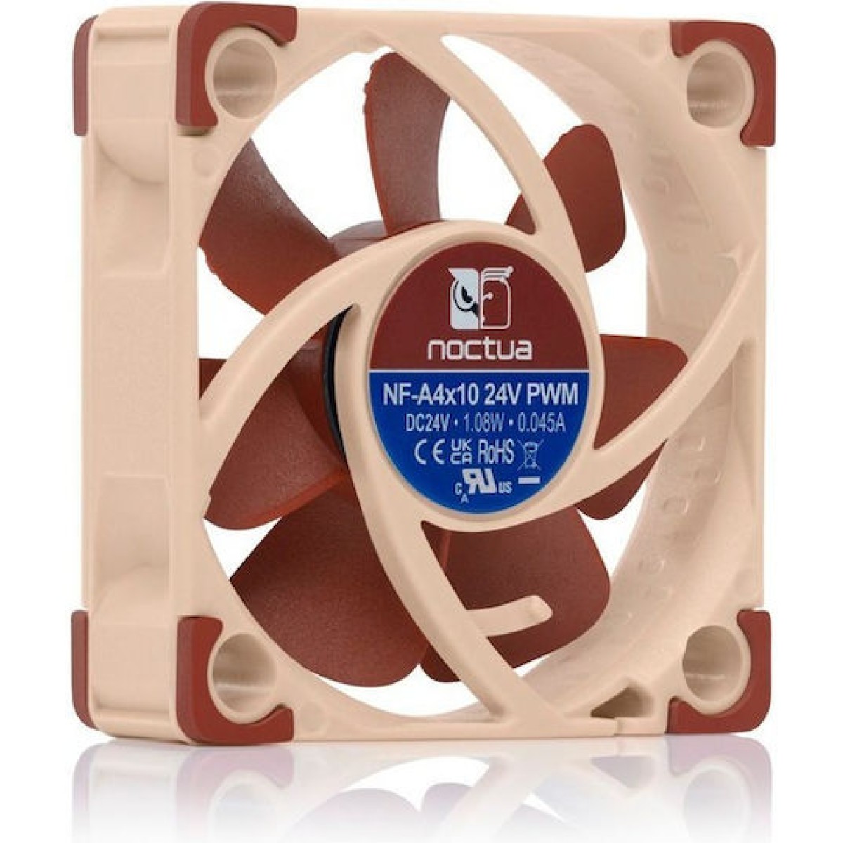 Noctua NF-A4X10 Case Fan 40mm με Σύνδεση 4-Pin PWM Καφέ