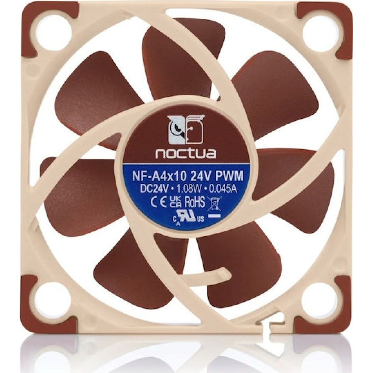 Noctua NF-A4X10 Case Fan 40mm με Σύνδεση 4-Pin PWM Καφέ