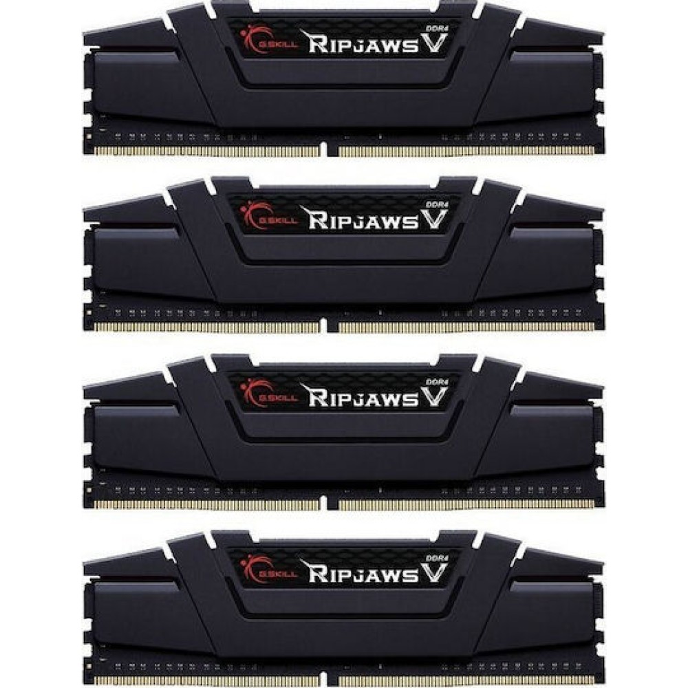 G.Skill Ripjaws V DDR4 64GB RAM με 4x16GB Modules και Ταχύτητα 3600 για Desktop