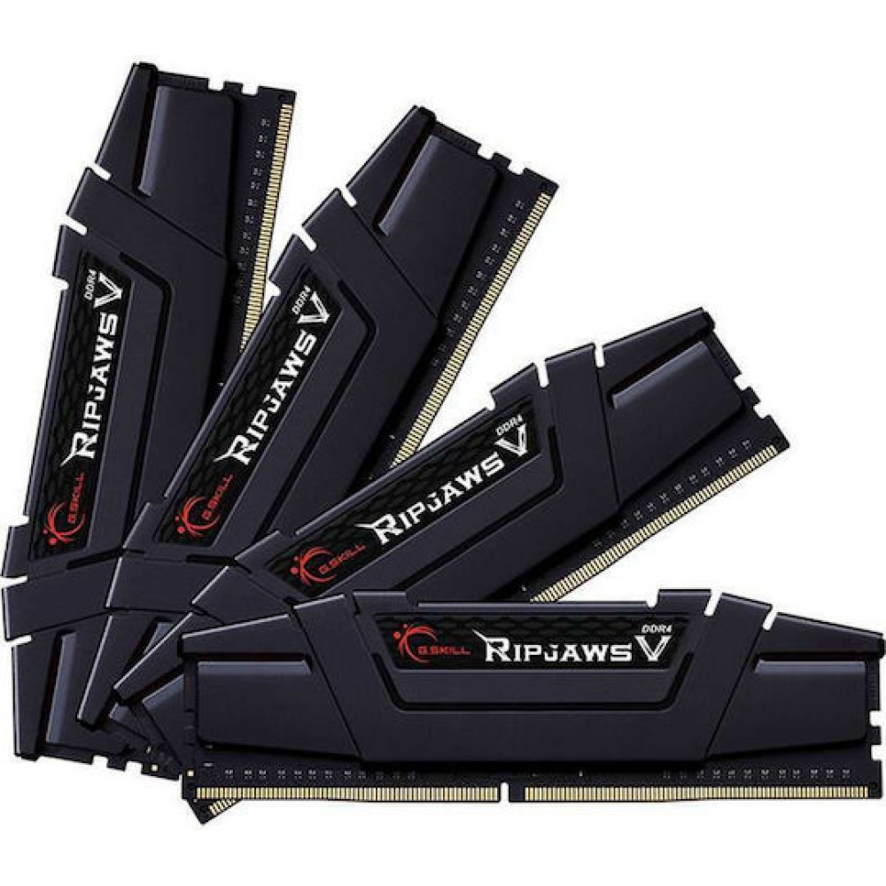 G.Skill Ripjaws V DDR4 64GB RAM με 4x16GB Modules και Ταχύτητα 3600 για Desktop