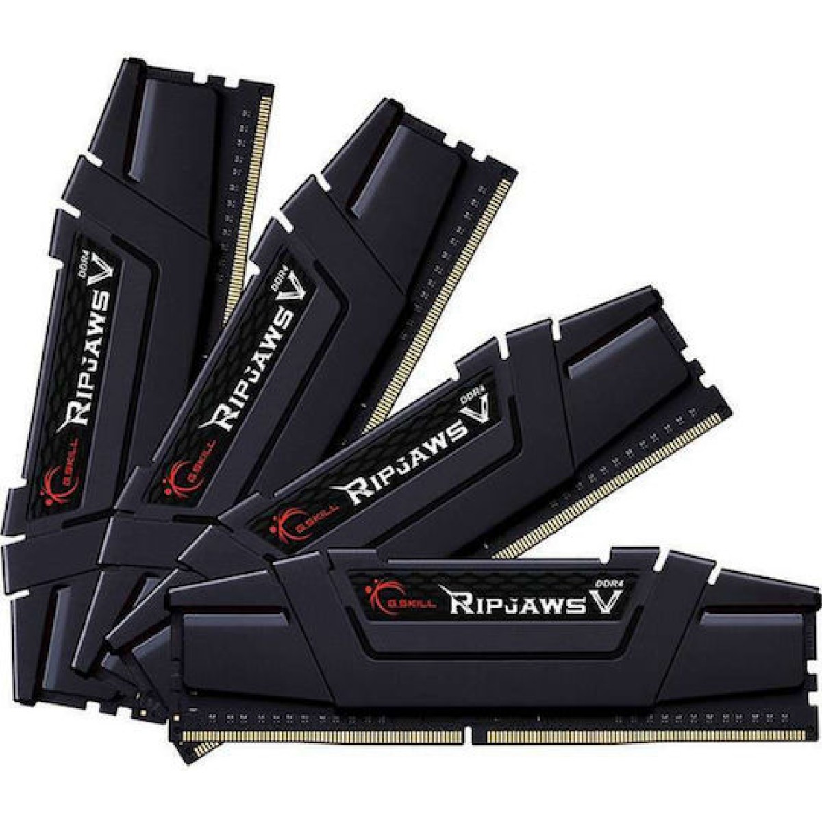 G.Skill Ripjaws V DDR4 64GB RAM με 4x16GB Modules και Ταχύτητα 3600 για Desktop
