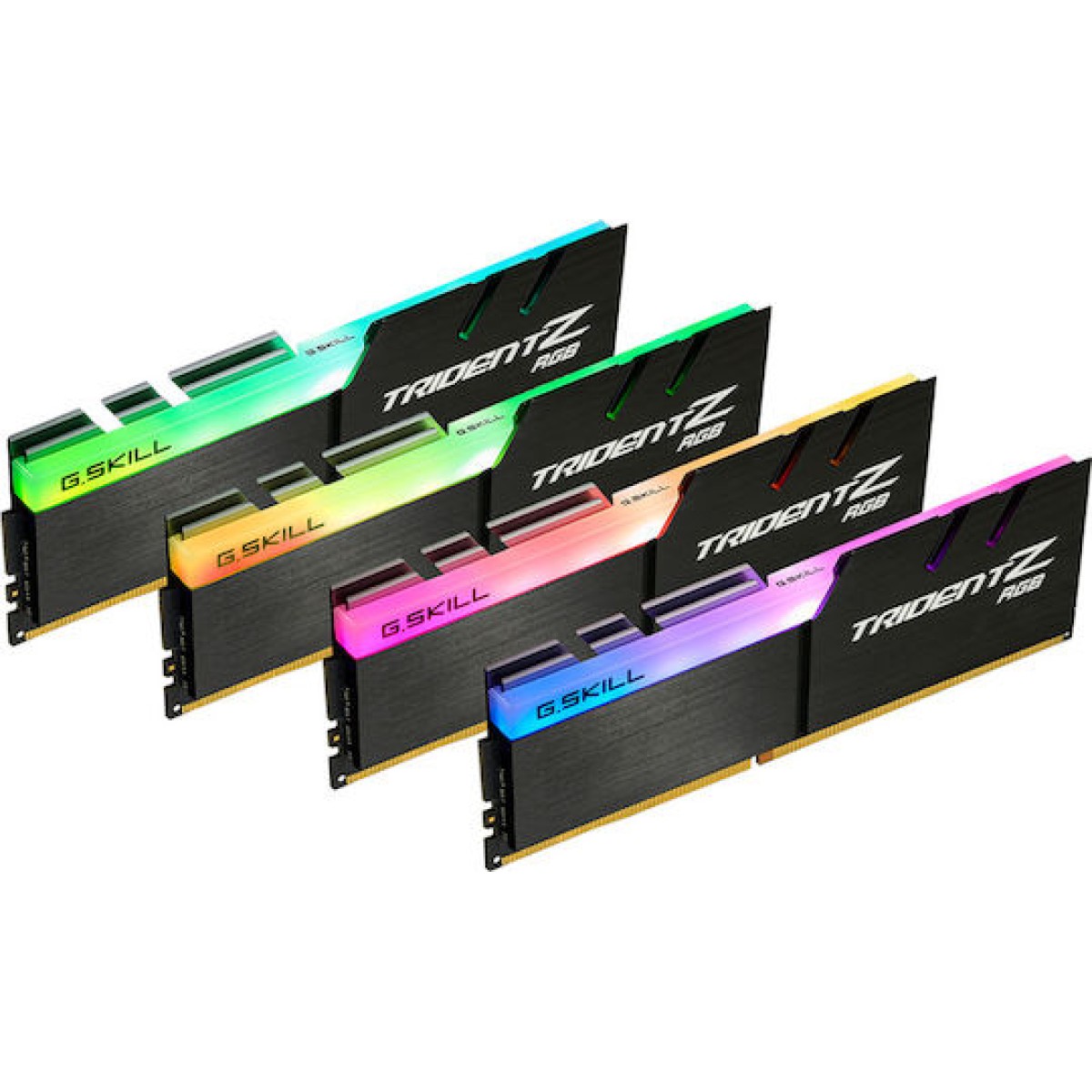 G.Skill Trident Z RGB DDR4 32GB RAM με 4x8GB Modules και Ταχύτητα 3600 για Desktop
