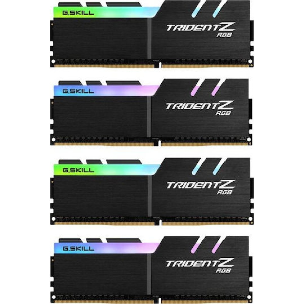 G.Skill Trident Z RGB DDR4 32GB RAM με 4x8GB Modules και Ταχύτητα 4000 για Desktop