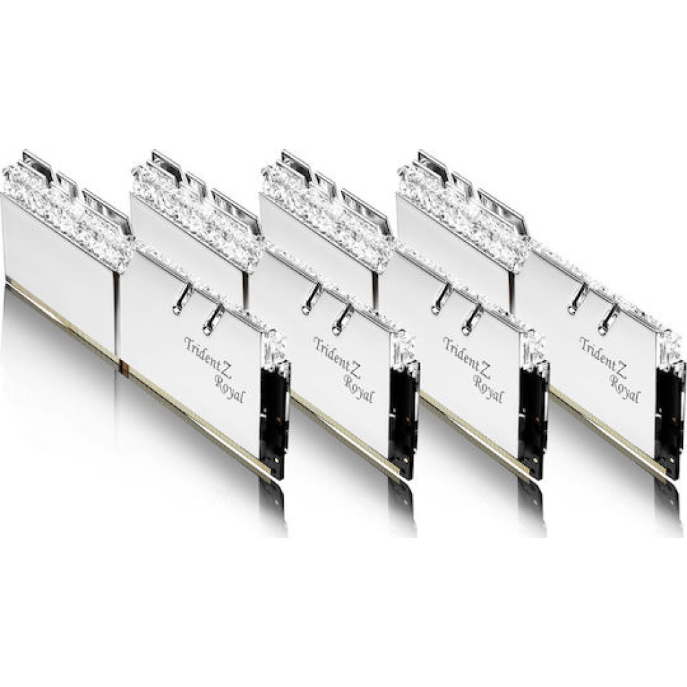 G.Skill Trident Z Royal DDR4 64GB RAM με 4x16GB Modules και Ταχύτητα 3600 για Desktop
