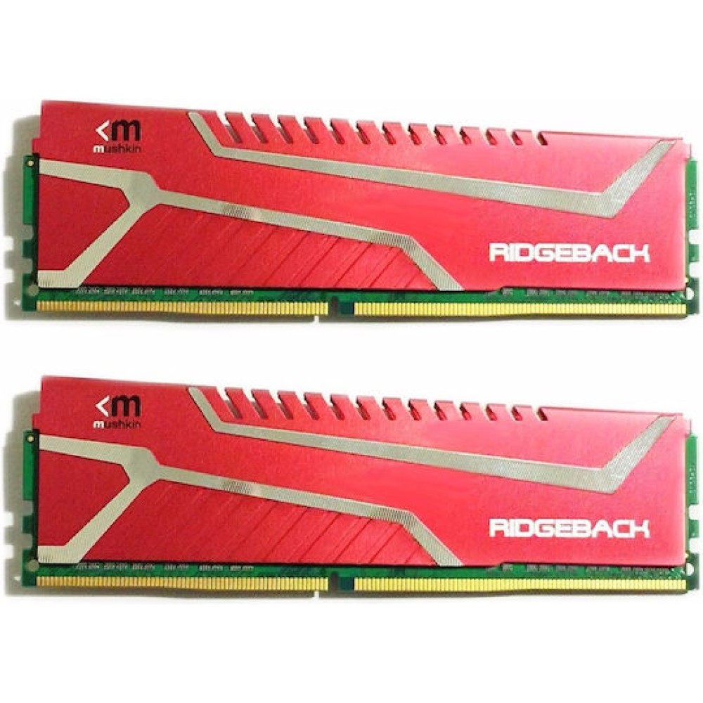 Mushkin Ridgeback DDR4 32GB RAM με 2x16GB Modules και Ταχύτητα 3200 για Desktop