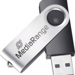 MediaRange 16GB USB 2.0 Stick Ασημί