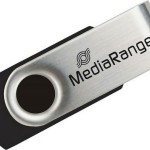 MediaRange 16GB USB 2.0 Stick Ασημί