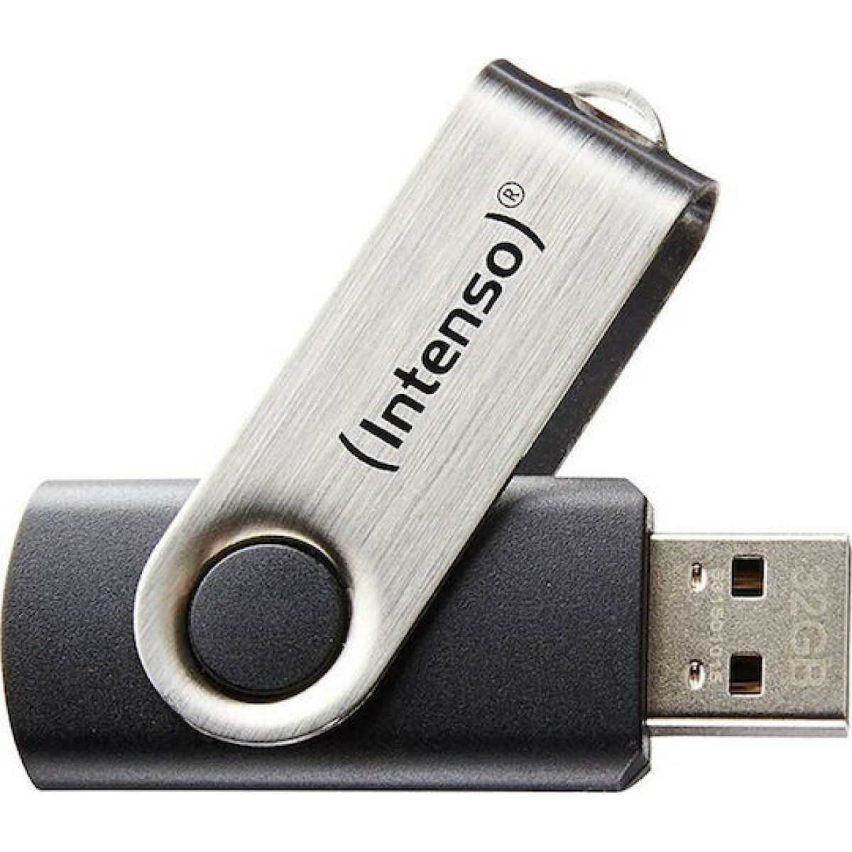 Intenso Basic Line 64GB USB 2.0 Stick Μαύρο