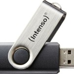Intenso Basic Line 64GB USB 2.0 Stick Μαύρο